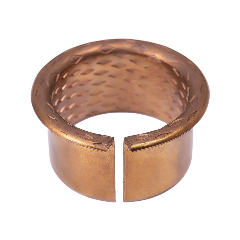 HZ090F hugis brilyante na oil groove flanged bronze bushing