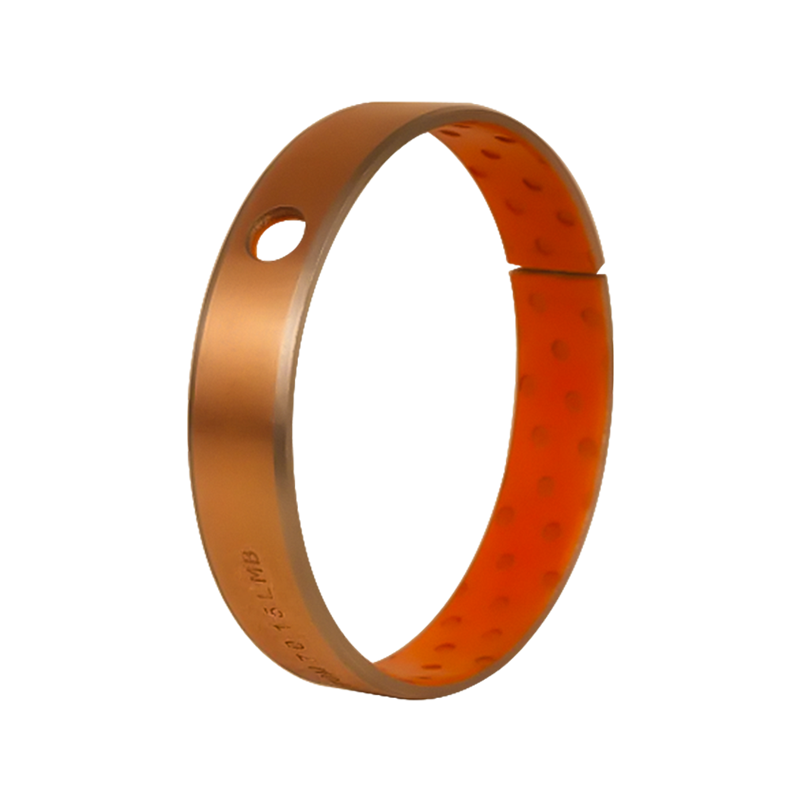 HZ2L Type 2 porous sintered copper POM/filler (orange) boundary lubrication bearing